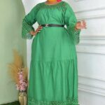 Plus Size Shift Cotton Dress